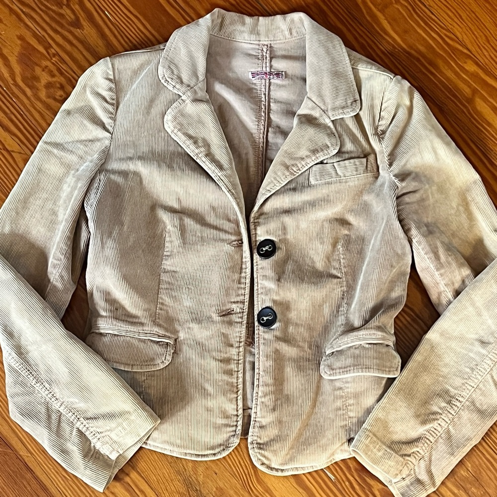VINTAGE Hudson Jeans Corduroy Brown Button Down Jacket Women’s Size S